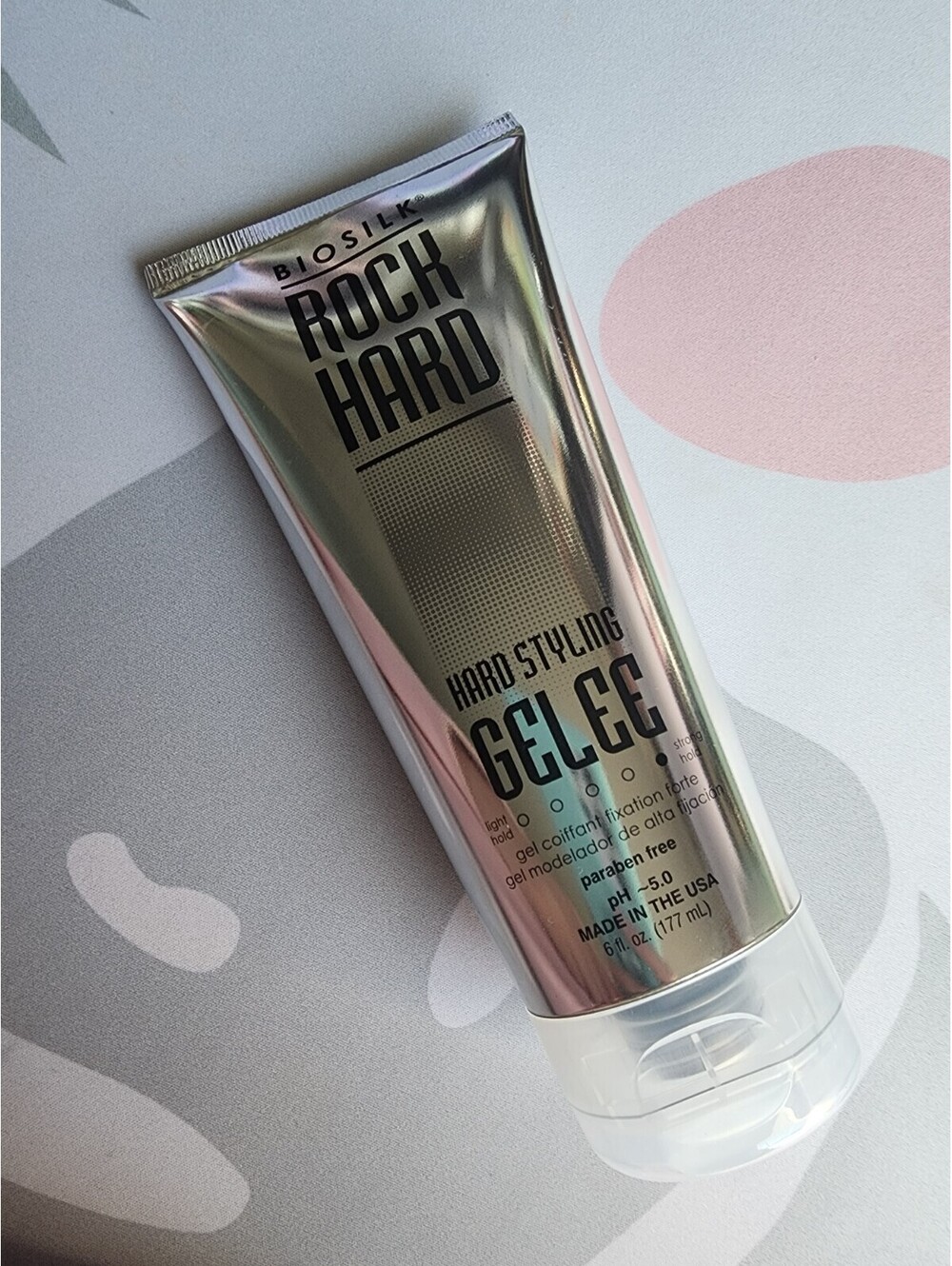 BIOSILK - ROCK HARD - Hard Styling Gelee - Strong Hold - 6 Oz